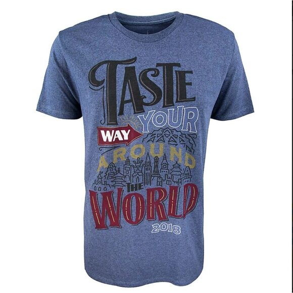 Disney Tops - Disney Parks Taste Your Way Around The World 2018 T-Shirt collectible Sz M